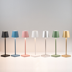 Modern Nordic LED Touch Control <strong>Table</strong> <strong>Lamp</strong> Restaurant Wholesale Light Cordless Hotel Rechargeable Wireless Metal Desk <strong>Lamp</strong> - Product Image 3