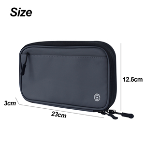 Portefeuille de voyage à grande capacité, housse pour passeport, rangement pour billets, cartes, pièces de monnaie, blocage RFID, imperméable, porte-passeport familial - Product Image 3