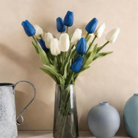 Großhandel Günstige Künstliche Mini-Tulpen PU Realistische Umweltfreundliche Hochwertige Blumen für Wohnzimmer Vatertag Abschlussfeier