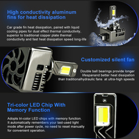 Pièces et accessoires automobiles haute puissance, nouveau produit, phare LED de voiture 35W 12V, kit de conversion de phare HID Xénon D1S D2S D3S D4S LED