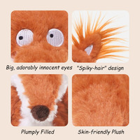 Peluche personnalisée en forme de renard mignon, créez votre propre jouet en peluche pour enfants, cadeaux d'entreprise, jouet en peluche personnalisé