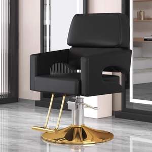 Mới cao cấp sang trọng cổ điển Salon ghế ngả cắt tóc ghế làm tóc kiểu dáng ghế có thể điều chỉnh chiều cao tiệm hớt tóc đồ nội thất - Product Image 2