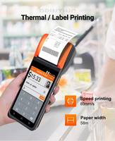 POS Mobile Android 13 Murah 5.5 Inch dengan Printer Thermal 58mm Bluetooth NFC Wi-Fi USB Harga Pabrik