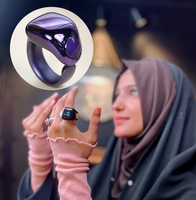 Cadeau islamique Hajj Bague Tasbih numérique intelligente Bague Slimme Zikr Bague pour femme Bague intelligente musulmane