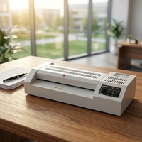 Laminateur A3 haute performance chaud/froid avec boîtier métallique, température réglable et fonction anti-blocage inversée pour bureau et école