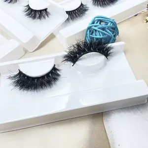 Baru Datang 15Mm Bulu Mata Berantakan Grosir 15Mm Penuh Strip Mink Lash Nampan Mink Bulu Mata Penjual Massal