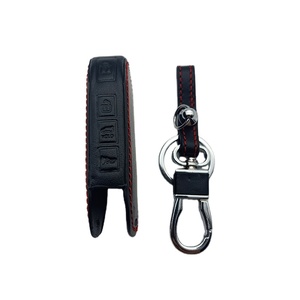 Étui pour clé de voiture en cuir pour <span class=keywords><strong>Kia</strong></span> <span class=keywords><strong>Sportage</strong></span> Ceed Sorento Cerato Forte Seltos Telluride <span class=keywords><strong>Porte</strong></span>-clés Housse de clé de voiture Accessoires - Product Image 1
