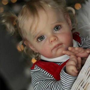 Kit de muñeca reborn de vinilo de 55cm, hecha a la medida, para niños pequeños, aloenka, naitali b - Product Image 6