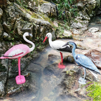 Décoy de chasse réaliste pour oiseaux aquatiques rose, finition mate anti-reflet, résistant aux UV, base lestée, directement de l'usine