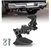 Customized Truck Modified Accessories Aluminum Alloy Rear Bed Step Bumper Tailgate Pedal Step Suitable for Dodge Ram