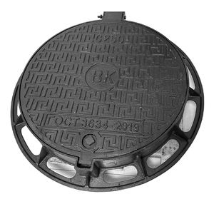 미끄럼 방지 및 무소음 주철 맨홀 뚜껑, EN124 인증, 공장 직판, 샘플 제공, 글로벌 구매자용 - Product Image 4