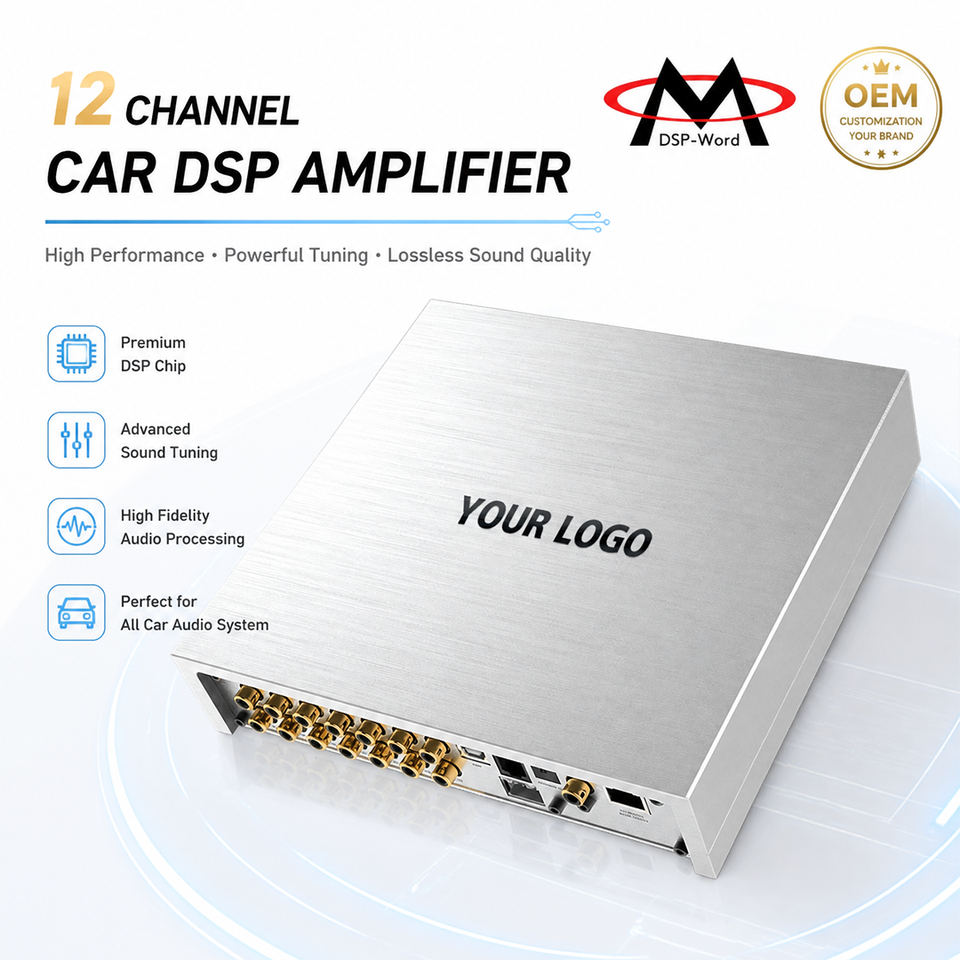 High End 12 Channel Car DSP Amplifier Custom Software UI Car Audio ODM ...