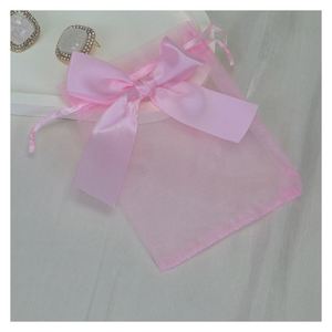 Sacs à cordon en organza colorés populaires en gros pour l'emballage de bijoux - Product Image 1