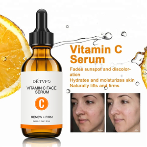 Etiqueta privada Vc corrección de manchas oscuras brillante blanqueamiento Facial ácido hialurónico cara vitamina <span class=keywords><strong>C</strong></span> suero - Product Image 2