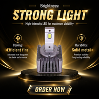 Feux de voiture à LED personnalisés à faisceau unique, puissance 27W-30W, lumens 4000lm-6500lm