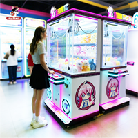 Machine à griffes attrape-figurines à monnayeur, distributeur de prix, 110V/220V, personnalisable, équipement de jeu d'arcade pour divertissement intérieur