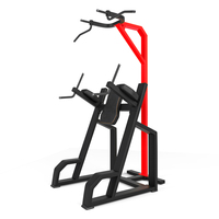 Zenbon ZB-1740B Estación 2 en 1 para Dominadas y Elevaciones de Rodillas - Torre de Potencia Comercial de Cuerpo Completo para Gimnasio, Estación de Dips y Ejercicios Abdominales