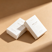 Boîte en carton personnalisée avec logo, emballage pliable, carton d'affichage gris anthracite, gaufrage pour cosmétiques