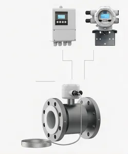 Débitmètre électromagnétique intelligent de mesure du débit de l'eau, au gpl