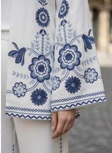 ชุดสัลวาร์ คามีซ ผ้าไหมคอตตอนถักเนื้อจอร์เจตต์ คอลเลคชั่นล่าสุด ขายส่ง สำหรับงานปาร์ตี้ ไม่ยับ ใส่สบาย ทรงหลวม เหมาะกับทุกฤดูกาล - Product Image 6