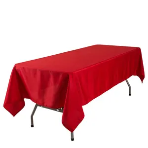 Nappe de Table rectangulaire, tissu imperméable, résistant aux taches et sans rides, à manger, 1 pièce