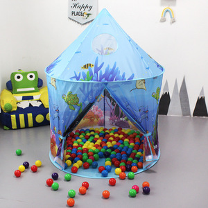 เต็นท์เด็กเล่น บ่อบอลในร่ม วัสดุ PE ลายมหาสมุทร สำหรับเด็ก ใช้ในบ้าน - Product Image 1