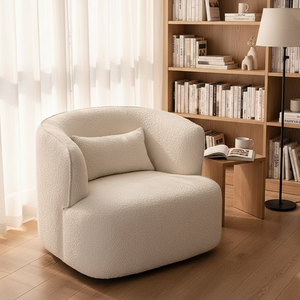 Sillón Giratorio Moderno, Acolchado, Amplio y Suave, para Sala de Estar, Sillón de Descanso para el Hogar, Muebles de Hotel - Product Image 2