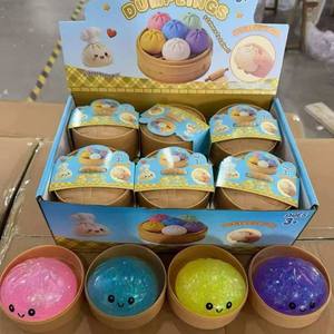 Juguete Antiestrés de Peluche con Forma de Dumpling, Envío Rápido en 3-7 Días desde EE. UU., Regalo para Niños y Adultos, Juguetes de Comida Bao Bun al por Mayor - Product Image 3