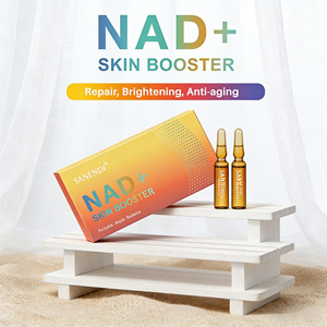 Ampoules de sérum NAD+ à l'acide kojique pour corriger les taches brunes, unifier le teint, éclaircir, booster l'éclat, effet lumineux, soin soyeux, OEM - Product Image 3