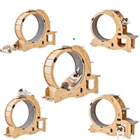 Haute qualité interactif jouet pour animaux de compagnie silencieux chat exercice roue de course chat escalade cadre panneau de fibres chat roue tapis roulant