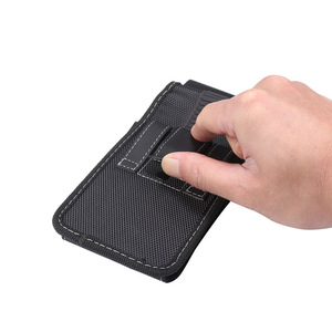 Funda de Nylon para Teléfono Celular, Compatible con <span class=keywords><strong>iPhone</strong></span> 17, 16, 15, Samsung <span class=keywords><strong>y</strong></span> Moto, Funda Vertical de Lona para Llevar en la Cintura con Clip/Presillas para Cinturón - Product Image 5