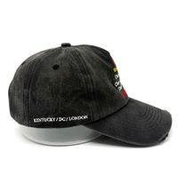 Casquette de baseball vintage délavée à 5 panneaux, best-seller transfrontalier, édition anniversaire événementielle, 100 % coton denim avec boucle