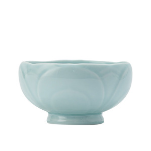 Tasse à thé en céramique Lotus, design chinois traditionnel, service à thé Kung Fu, tasse individuelle pour le thé de l'après-midi - Product Image 5
