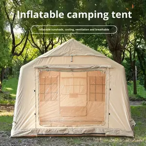 Tente <span class=keywords><strong>gonflable</strong></span> imperméable portative avec la tente imperméable d'air chaud de tissu de toile d'Oxford pour la nuit de <span class=keywords><strong>camping</strong></span> en plein air - Product Image 2