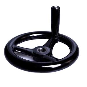 Volante de 3 Radios Negro de 18 mm <span class=keywords><strong>x</strong></span> 200 mm con Mango Giratorio - Product Image 6