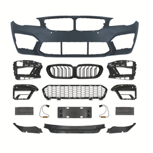 2026 juego completo de carrocería parachoques delantero trasero para BMW 5 Series F10 F18 actualización a <span class=keywords><strong>G30</strong></span> M5 parachoques con rejilla capucha cuerpo Kit modificación - Product Image 2