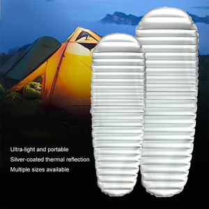 Almohadillas ultraligeras con logotipo personalizado de fábrica, alfombrillas autoinflables para acampar, colchón inflable para dormir con aire para cuna de Camping - Product Image 1