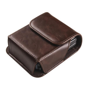 Pour Samsung <span class=keywords><strong>Galaxy</strong></span> <span class=keywords><strong>Z</strong></span> <span class=keywords><strong>Flip</strong></span> <span class=keywords><strong>3</strong></span> 4 5 PU cuir téléphone portable ceinture Clip étui <span class=keywords><strong>pochette</strong></span> support taille sac de transport étui - Product Image 4