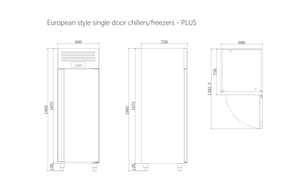 Small Single Door Cooling and Fresh Keeping Vertical Cabinet Commercial Refrigerator for Restaurant Kitchen AUC-1ES Commercial S - Product Image 4