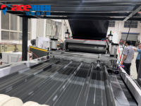 Máquina para Láminas de Techo de PVC, Línea de Extrusión de Tejas de PVC