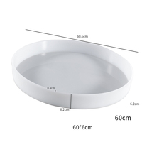 Moule en silicone pour résine époxy, plateau de moulage DIY en résine époxy cristalline pour grande table ronde, décoration de table, artisanat