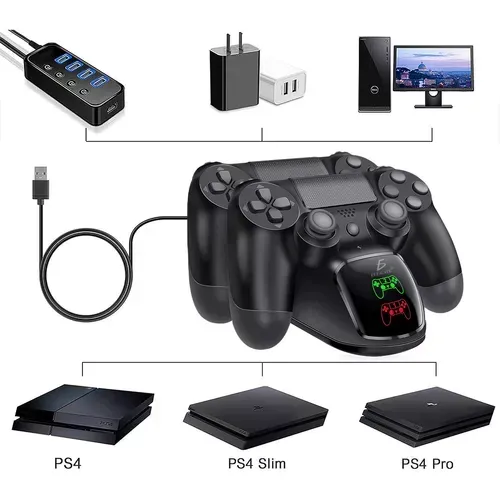 Dual Charging Station for PS Dual-Shock Controllers