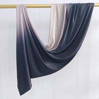 Hijabs en jersey de haute qualité, couleur dégradée, jersey liquide premium, jersey ombré liquide, écharpe peinte à la main pour femmes musulmanes