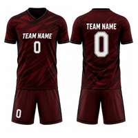 Tenue de football personnalisée : Ensemble maillot et short en polyester à séchage rapide pour jeunes, adultes, clubs, écoles et équipes de ligue