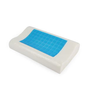 Lianda thân thiện với môi B hình bên ngủ màu xanh Ergonomic <span class=keywords><strong>visco</strong></span> <span class=keywords><strong>Gel</strong></span> Gối chỉnh hình bộ nhớ bọt mát gối cho đau cổ - Product Image 1