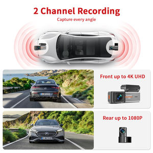 Carlover WiFi 4K voor-en achterzijde <span class=keywords><strong>2</strong></span>-kanaals dashcam met IPS-display Waterdichte ROHS-gecertificeerde auto DVR en zwarte doos - Product Image 4