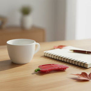 Pince à cheveux Chili Pepper Clip 11cm pour femmes, accessoires de mode pour cheveux - Product Image 2