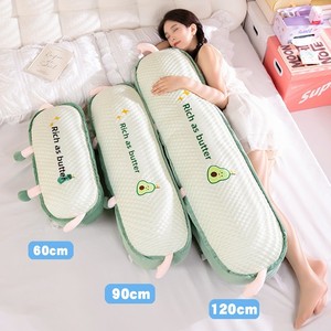 หมอนข้างยาวรูปถั่วน้ำแข็ง A Miao ช่วยบรรเทาอาการปวดหลัง รองรับขา และช่วยให้นอนตะแคงได้ บรรจุใยฝ้าย PP - Product Image 2