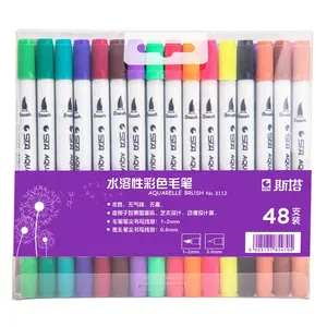 80-Piece Brush Marker Set Dual Tip Art Markers with Fine and Brush Tips for Adults and Kids Coloring Books