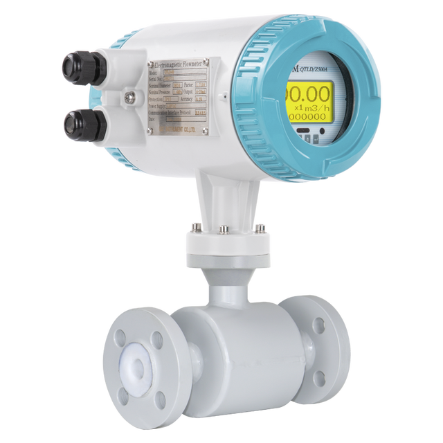 Waste Water Treatment Plant Electromagnetic Flowmeter Water Flow Meter